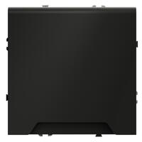 Розетка 1-м СП S70 16А с заземл. защ. шторки + крышка механизм черн. матов. Voltum VLS040308 - УПС инжиниринг