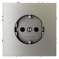 Розетка 1-м СП S70 16А с заземл. механизм шелк Voltum VLS040104 - УПС инжиниринг