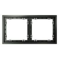 Рамка 2-м S70 пластик. титан Voltum VLS100206 - УПС инжиниринг