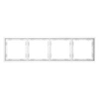 Рамка 4-м S70 пластик. бел. матов. Voltum VLS100402 - УПС инжиниринг