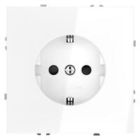 Розетка 1-м СП S70 16А с заземл. защ. шторки механизм бел. глянцевый Voltum VLS040201 - УПС инжиниринг