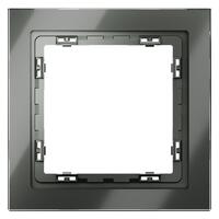 Рамка 1-м. S70 стеклян. титан Voltum VLS110106 - УПС инжиниринг