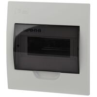Бокс ЩРВ-П-8 мод. встраив. пластик IP41 SIMPLE NO-box_simple-plastic_8_flush ЭРА Б0041511 - УПС инжиниринг