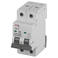 Выключатель автоматический 2п C 20А 4.5кА ВА47-63 PRO ЭРА Б0059423 - УПС инжиниринг