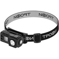 Фонарь светодиодный налобный GA-102 аккумуляторный 3Вт сенсорное управление магнит клипса 5 режимов Трофи Б0069569 - УПС инжиниринг