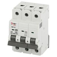 Выключатель автоматический 3п 25А C 6кА ВА47-63 PRO VA63-3P25C6 ЭРА Б0063170 - УПС инжиниринг