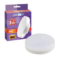 Лампа светодиодная PLED-GX53 8Вт таблетка матовая 4000К нейтр. бел. GX53 640лм 230В/50Гц JazzWay 5006065 - УПС инжиниринг