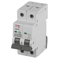 Выключатель автоматический 2п C 32А 4.5кА ВА47-63 PRO ЭРА Б0059425 - УПС инжиниринг