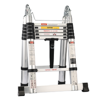 Лестница-стремянка телескопическая 1.9-3.85м (20103) SHTOK 376556 - УПС инжиниринг