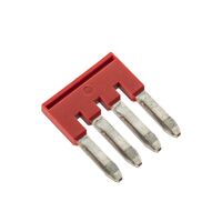 Перемычка вставная для клемм на 2.5 кв.мм 4-х полюсная (уп.100шт) DKC SBF-4-5 - УПС инжиниринг