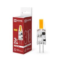 Лампа светодиодная LED-JC-COB 3Вт 12В G4 4000К 310лм IN HOME 4690612060231 - УПС инжиниринг