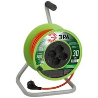 Удлинитель на катушке 4х30м с заземл. RP-4e-3x1.5-30m ПВС 3х1.5 Эра Б0056102 - УПС инжиниринг