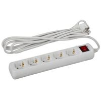 Удлинитель 5х5м с заземл. 16А IP20 U-5es-5m-3х1 ПВС 3х1 с выкл. Эра Б0028383 - УПС инжиниринг