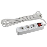 Удлинитель 3х5м с заземл. 10А IP20 UX-3es-5m ПВС 3х0.75 с выкл. Эра Б0035755 - УПС инжиниринг