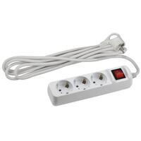 Удлинитель 3х3м с заземл. 10А IP20 UX-3es-3m ПВС 3х0.75 с выкл. Эра Б0035751 - УПС инжиниринг