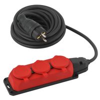 Удлинитель 3х5м с заземл. IP44 КГ 3х1.5 каучук UK-3e-3x1.5-5m-IP44(KG) Эра Б0057579 - УПС инжиниринг