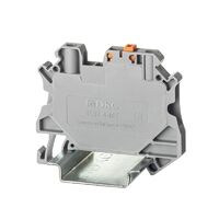 Клемма расцепительная винтовой зажим 2 точки подключения 4кв.мм сер. DKC TUR-4-MT - УПС инжиниринг