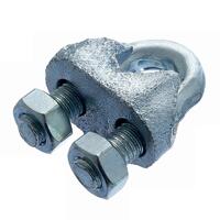 Зажим троса 8мм DIN 741 перфорир. подвес (уп.2шт) СТРОЙМЕТИЗ UTORM4010042 - УПС инжиниринг