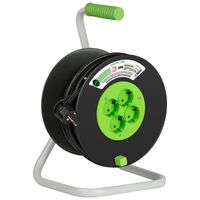 Удлинитель на пластик. катушке 4х20м с заземл. KAT-3x1.5-20m Greenline ПВС 3х1.5 Эра Б0065135 - УПС инжиниринг