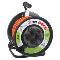 Удлинитель на метал. катушке 4х50м с заземл. 16А IP44 RMx-4es-3х1.5-50m-IP44 ПВС 3х1.5 Эра Б0046852 - УПС инжиниринг