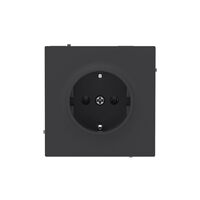 Розетка силовая KANT 2P+E без шторки черн. уголь DKC 7012033 - УПС инжиниринг