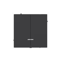 Выключатель 2-кл. KANT с подсветкой черн. уголь DKC 7012134 - УПС инжиниринг