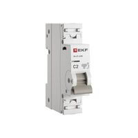 Выключатель автоматический модульный 1п C 2А 4.5кА ВА 47-63N PROxima EKF M634102C - УПС инжиниринг