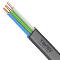 Кабель TOKOV ELECTRIC ВВГ-Пнг(А)-LS 3х4 ОК (N PE) 0.66кВ (уп.100м) УТ000028593 - УПС инжиниринг