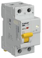 Устройство защиты от дугового пробоя (УЗДП) 1P+N 40А KARAT IEK KA-DP10-1-040 - УПС инжиниринг