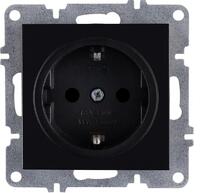Розетка 1-м СП LAVIN/KAREN 16А IP20 с заземл. механизм черн. ARVIA 50 07 2000 217 - УПС инжиниринг