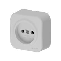 Розетка 1-м СП ARIA 16А IP20 без заземл. сер. ARVIA 25 22 1000 2155 - УПС инжиниринг