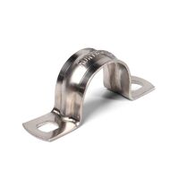 Скоба крепежная двухлапковая СМД(INOX) d31-32мм метал. (уп.10шт) Fortisflex 80138 - УПС инжиниринг