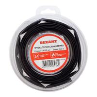 Трубка термоусадочная ТУТ нг 6.0/3.0 черн. ролик 2.44м Rexant 29-0036 - УПС инжиниринг