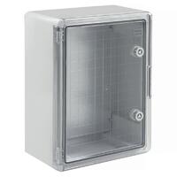 Корпус ударопрочный ЩМПп 400х300х170 IK10 IP65 прозр. дверь АБС пластик PRIZMA TOKOV ELECTRIC TKE-PZ-CPB03-IK10-IP65 - УПС инжиниринг