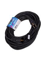Удлинитель-шнур 1х30м 16А IP44 250В 4кВт черн. каучук КГ 3х2.5 УХз16 Россия КОСМОС YSHKsm30m-1g(16A)KG - УПС инжиниринг