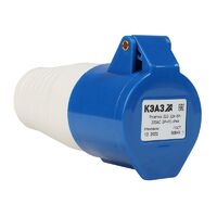 Розетка кабельная 213 16А 220AC 2P+PE 6ч IP44 КЭАЗ 222744 - УПС инжиниринг