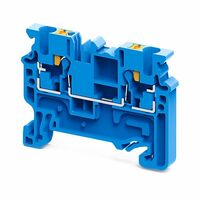 Клемма проходная push-in OptiClip CP-2.5-I-BU-24А (0.2-2.5) син. КЭАЗ 331839 - УПС инжиниринг