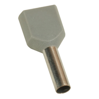 Наконечник штыревой втулочный под два провода НШвИ2 OptiKit T-Shv2-PVC- 2.5-10 (уп.100шт) КЭАЗ 278049 - УПС инжиниринг