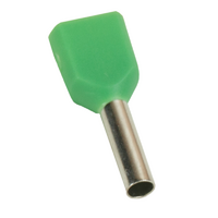 Наконечник штыревой втулочный под два провода НШвИ2 OptiKit T-Shv2-PVC- 1.0-8 (уп.100шт) КЭАЗ 278045 - УПС инжиниринг