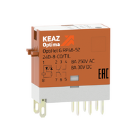 Реле промежуточное OptiRel G RP46-52-24D-8-CO-S/TIL КЭАЗ 281055 - УПС инжиниринг