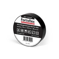 Изолента ПВХ 19х0.13х20 черн. Fortisflex 90816 - УПС инжиниринг