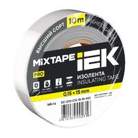 Изолента 0.15х15мм (рул.10м) бел. IEK EX-IZ10-C15-15-10-K01 - УПС инжиниринг