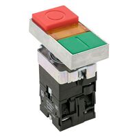 Кнопка LAY5-BW8465 "I-O" прямоугольная 230В NO+NC PROxima EKF pbn-bw8465 - УПС инжиниринг