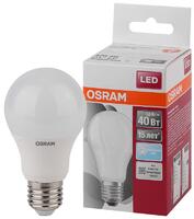Лампа светодиодная LED Star Classic A 40 5.5W/865 5.5Вт грушевидная матовая 6500К холод. бел. E27 470лм 220-240В пластик. OSRAM 4052899971523 - УПС инжиниринг