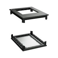 Крыша с фланцем и основание для 19дюйм IT-CQE 600х600 RAL9005 DKC R5RKTB66FITB - УПС инжиниринг