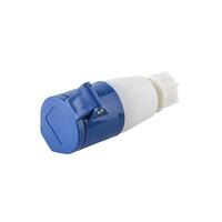Вилка переносная PPC 023 2Р+РЕ 32А 220В IP44 Pro JazzWay 5072312 - УПС инжиниринг