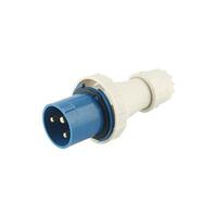 Вилка переносная PPC 033 2Р+РЕ 63А 220В IP67 Pro JazzWay 5072398 - УПС инжиниринг